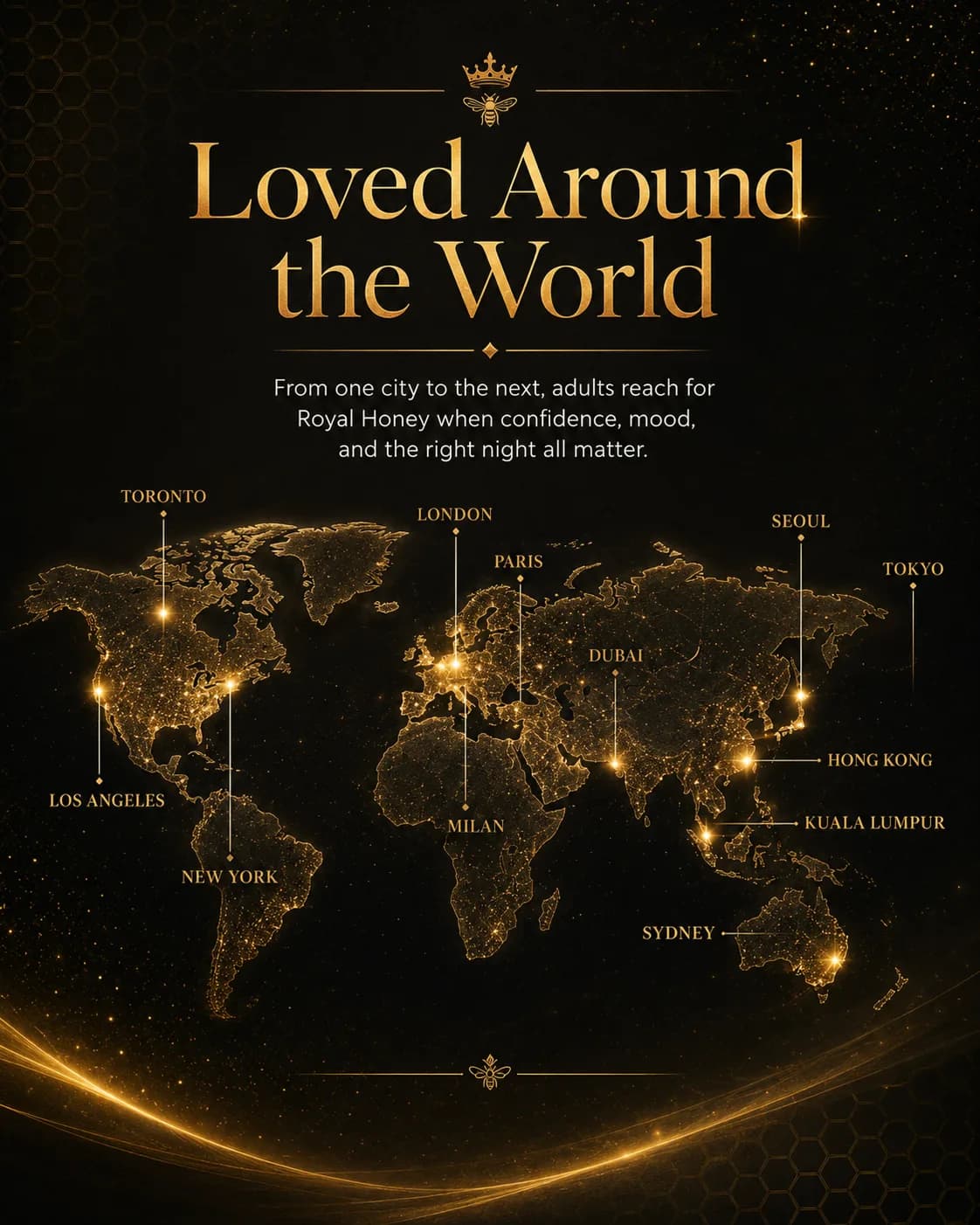 Royal Honey delivered to selected regions worldwide