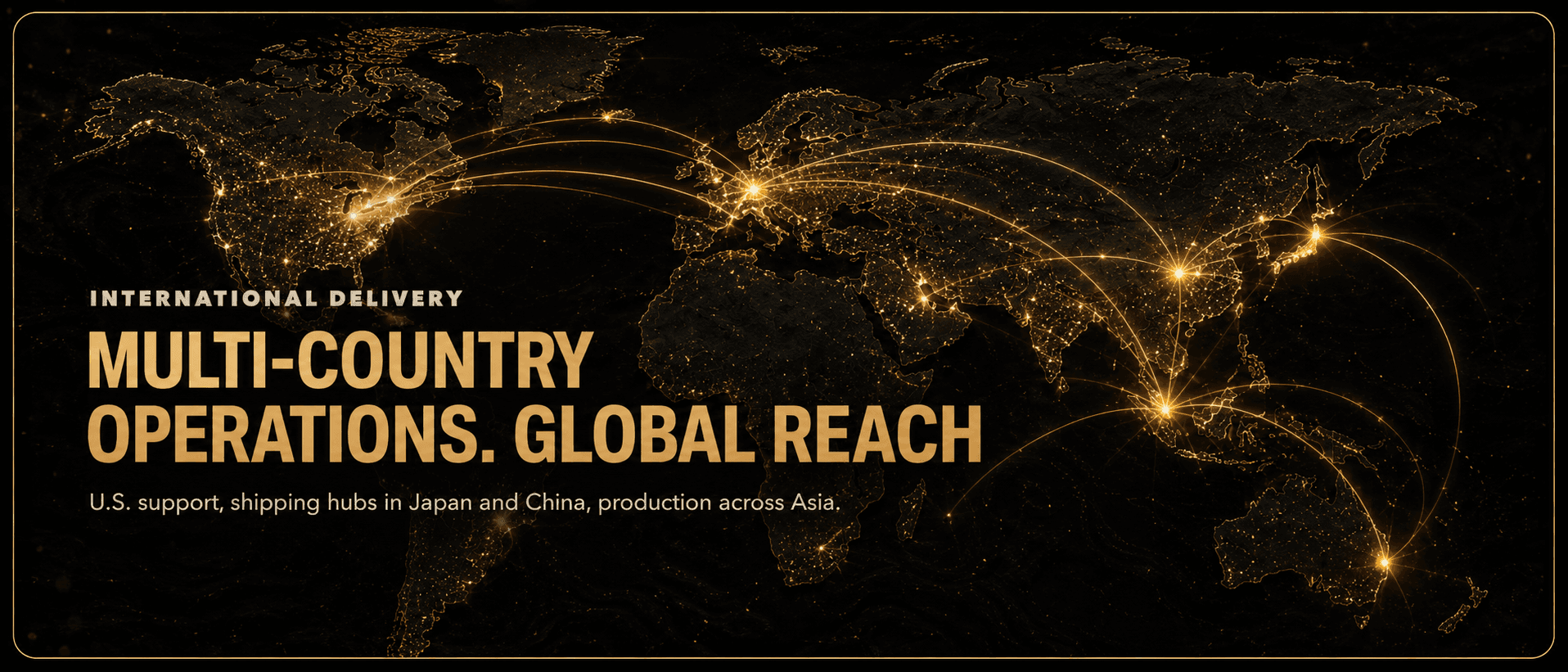Maison Royal global delivery — multi-country operations, global reach